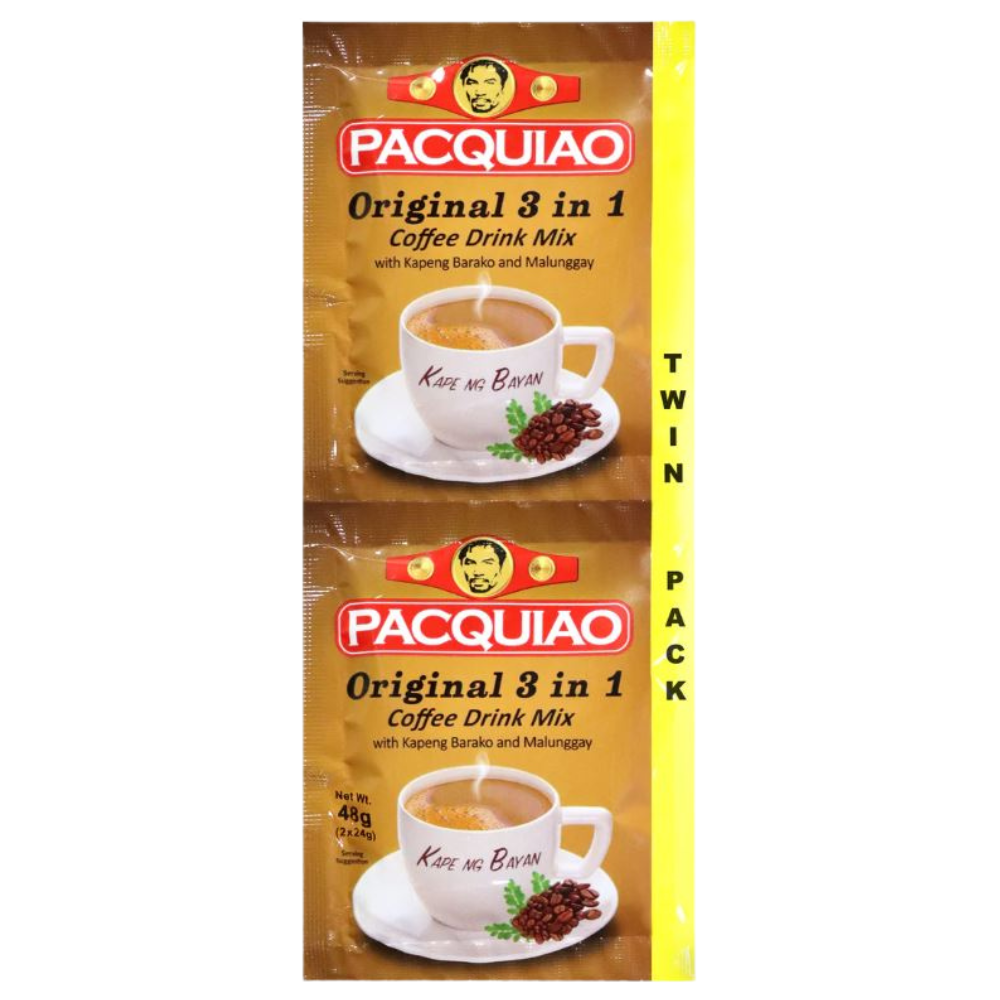 Pacquiao 3in1 Coffee Drink Mix Strips (Twin Packs)